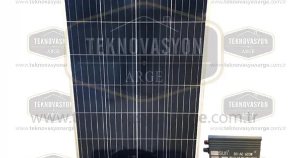 Off Grid Solar Paket Sistemler 170 WATT GÜNEŞ PANELİ TV AYDINLATMA