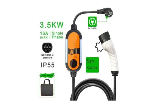 Home Type2 16a Portable Electric Vehicle Charger