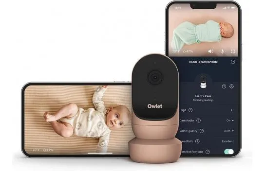 Owlet Cam 2 - Video Baby Monitor with Camera and Audio - Dusty Rose
