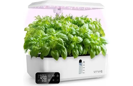 Uruq Soilless Growing System - 12 Pods - Remote Controlled - White