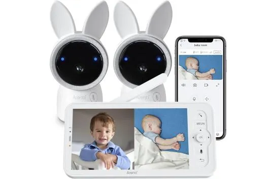 Arentı Video Baby Monitor, Two 2k Ultra HD Audio Monitors