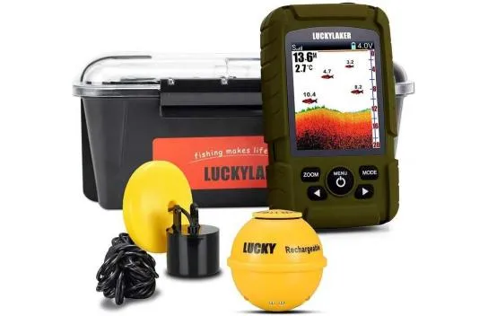 Lucky Wireless Handheld Fish Finders - Wired Transducer