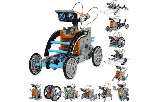 Sillbird Stem 12 in 1 Educational Solar Robot Toys 190 Pieces