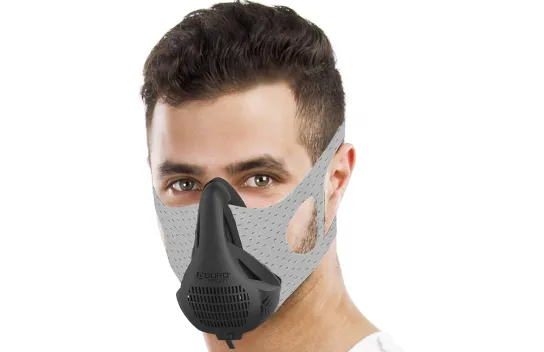 Aduro Sport High Altitude Training Mask - Running Breathing Exercise - Gray