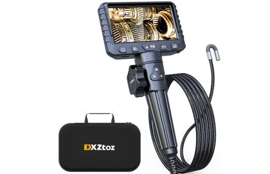 Dxztoz Industrial Endoscope - 0.33 Inc Articulated Snake Camera - 1.6m