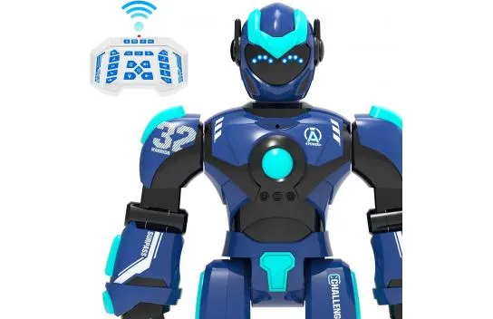 Stemtron Programmable Remote Control Robot Voice Controlled - Blue