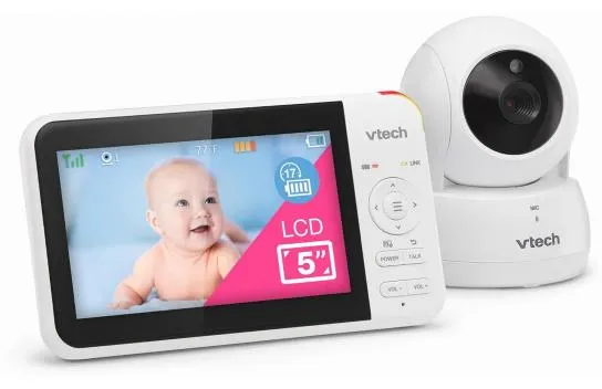 Vtech Vm924 Remote Pan-tilt-zoom Video Baby Monitor, 5 Inc Screen