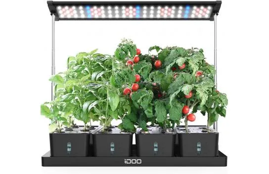 İdoo 20 Pods Capsule Indoor Herb Garden, Hydroponic Growing System