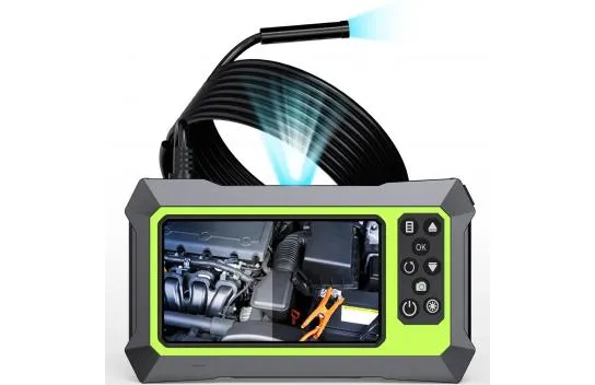 Anhendeler 1080p Pro HD Illuminated Endoscope Camera 4.3 Inc LCD Screen - 5m