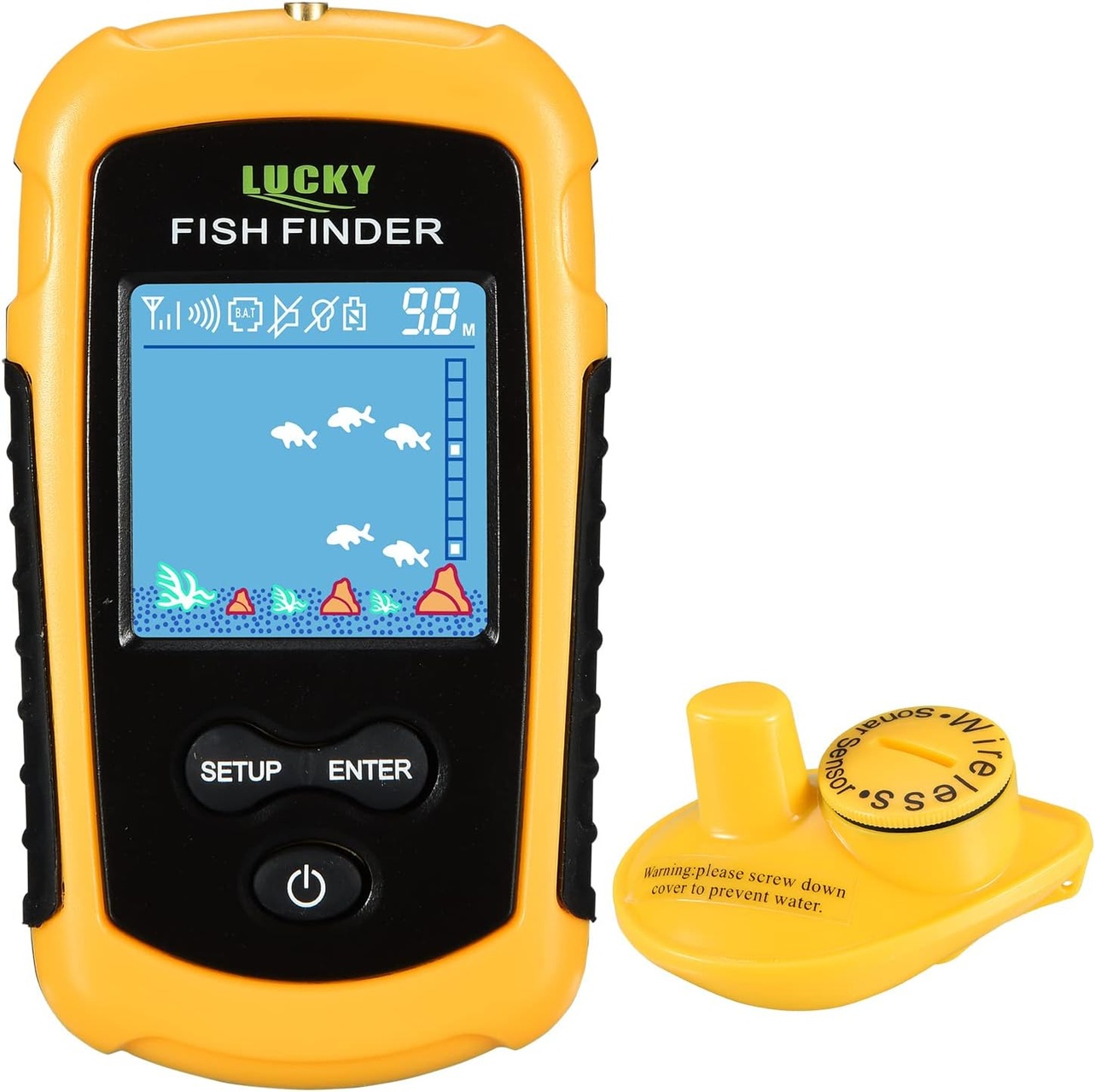 iBobber Wireless Bluetooth Smart Fish Finder iOS Android Devices,  Black/Green