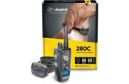 Dogtra 280c Waterproof Sensitive Control LCD Display Remote Training Dog Collar