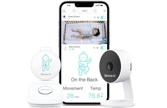 Sense-u Smart Baby Monitor 3 + Camera, Suitable for Öso and HSA