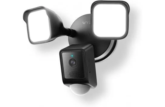 Wyze Floodlight Camera V2, 2k Hd Outdoor Security Camera - Black