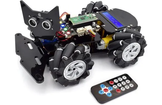 Adeept 4wd Versatile Mecanum Wheels Robotic Car Kit