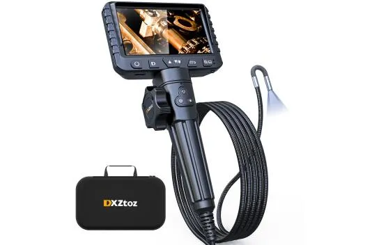Dxztoz Two-Way Articulating Endoscope Snake Camera - 6.5mm Ultra Thin - 1.5m
