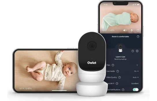 Owlet Cam 2 - Kameralı Ve Sesli Video Bebek Monitörü - Beyaz
