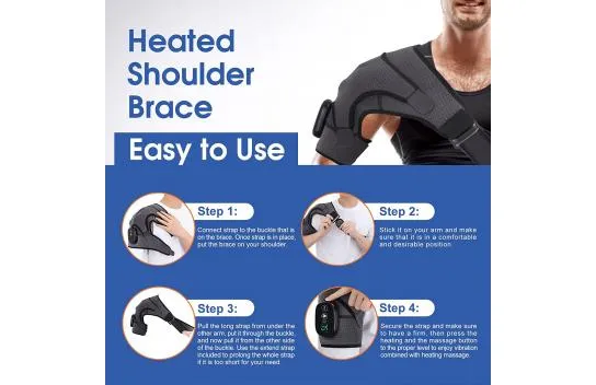 AFDEAL Vibrating Heated Shoulder Wrap