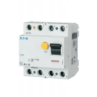 Kaçak Akım Koruma Rölesi 4x40A 300mA - PF6-40-4-03 Kaçak Akım Koruma Rölesi 4x40A 300mA - PF6-40-4-03