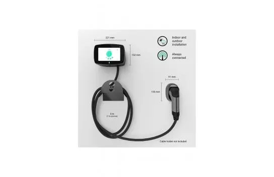 Commander 2 22 Kw Electric Vehicle Charging Station with 5 Meter Cable