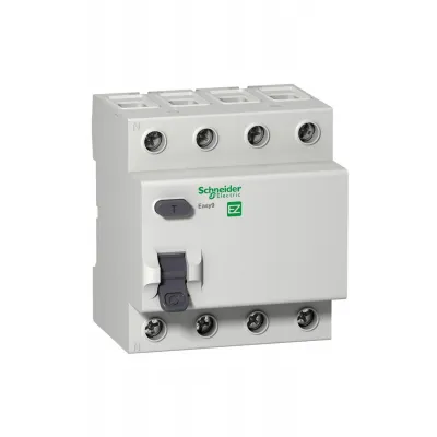 EZ9R05440 EASY9 Serisi 4x40A 30mA Kaçak Akım Rölesi EZ9R05440 EASY9 Serisi 4x40A 30mA Kaçak Akım Rölesi