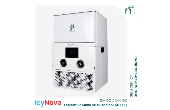 IcyNova Karavan için Taşınabilir Klima ve Buzdolabı 40 Litre