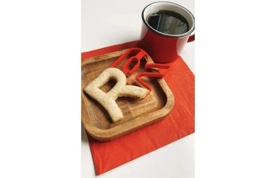 Letter R Cookie Mold