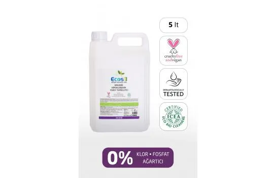 Hypoallergenic Surface Cleaner, Organic & Vegan Certified, Ecological, Pet Friendly, 5000ml