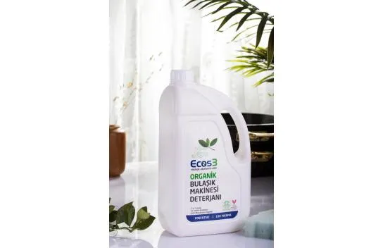 Dishwasher Detergent, Organic & Vegan Certified, Ecological, 7 in 100 Washes, 2500ml