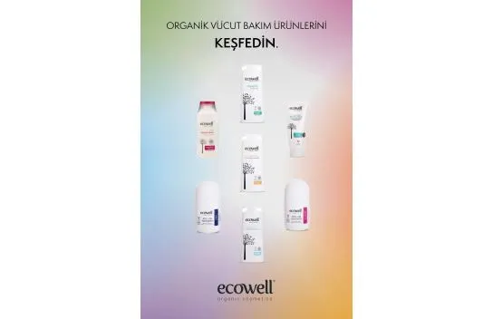 Organik Roll-on Deodorant, Kadın, Vegan Sertifikalı, Doğal Ter Kokusu Önleyici, 75 ml