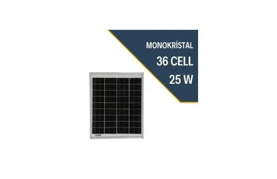 25W MONOCRYSTAL SOLAR PANEL