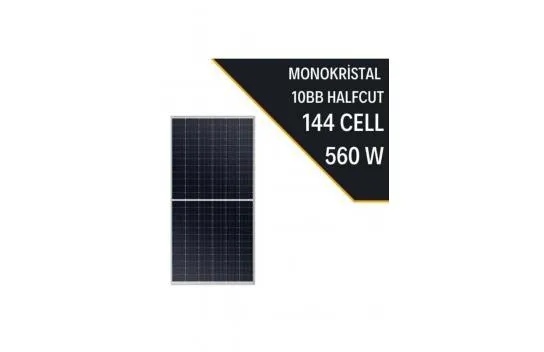 560W 10BB HALF CUT MONOCRYSTAL SOLAR PANEL