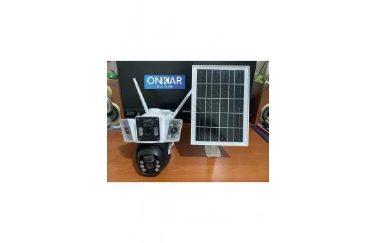 Okam Pro 3037 6mp Triple Lens 4g Solar Powered Security Camera with Sim Card