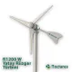 R1200 Watt/h Horizontal Wind Turbine + Charge Control + Anemometer + Dumpload