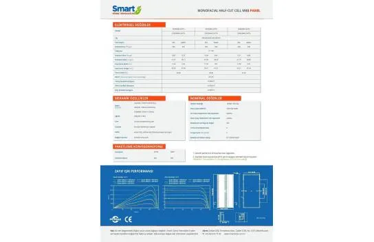 Smart 455w Half Cut Monokristal Güneş Paneli