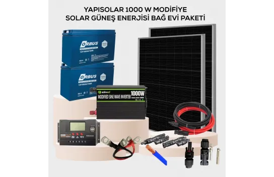 Yapısolar 1000 W Solar Energy Vineyard House M Package