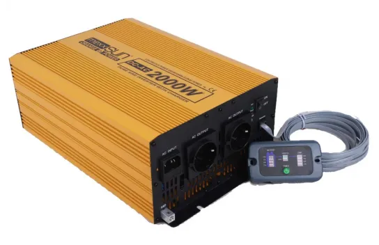 Mexxsun Full Sine Wave Charged 12v 2000w Inverter with Display