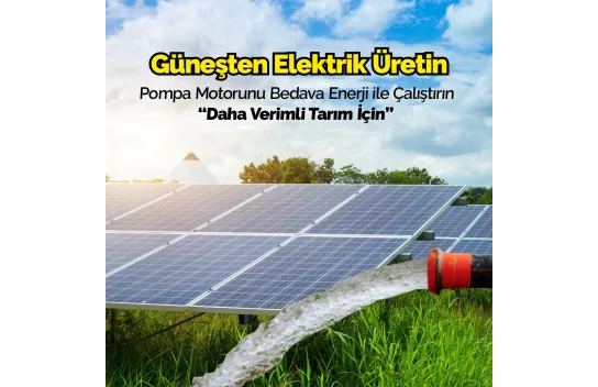 Yapısolar Agricultural Irrigation Package 10 Hp 7.5 Kw 380 Volt Plug and Play