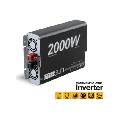Mexxsun 2000w 12v Modifiye Sinüs İnverter Mexxsun 2000w 12v Modifiye Sinüs İnverter