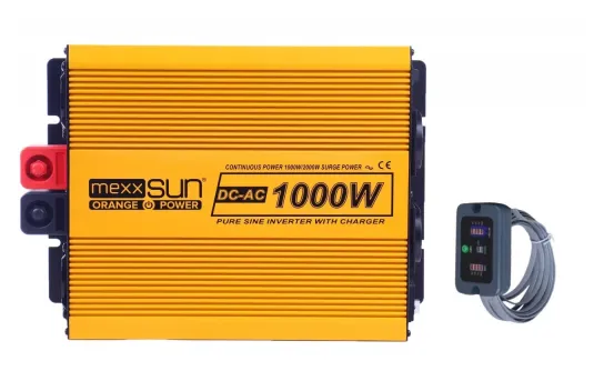 Mexxsun Full Sine Wave Charged 12v 1000w Inverter with Display