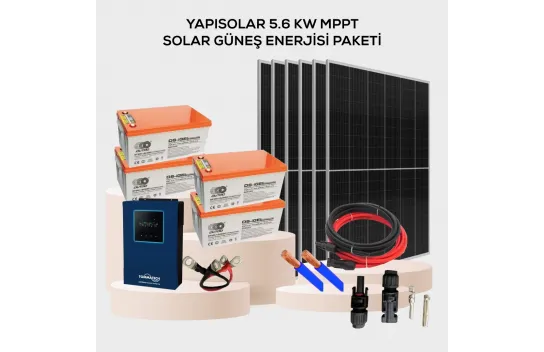 Yapısolar 5.6 Kw Mppt Solar Solar Energy Package