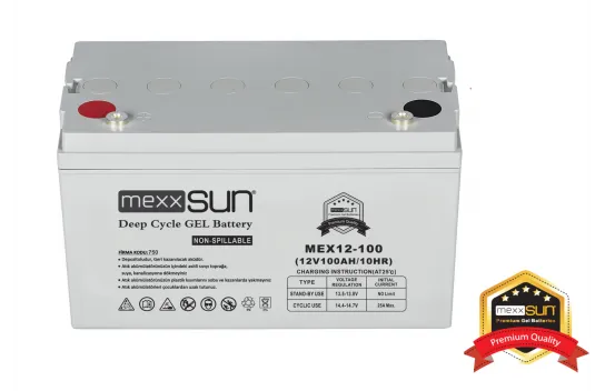 Mexxsun Gel Battery 12v 100ah (mex12-100)