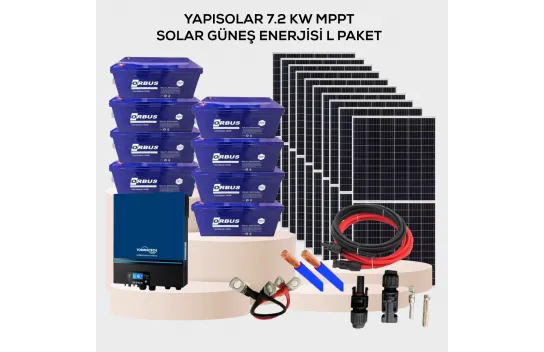 Yapısolar 7.2 Kw Mppt Solar Solar Energy L Package