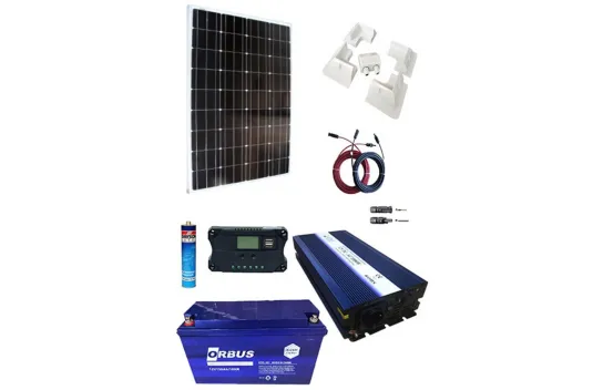 ALPEX Karavan Solar Paket Sistem 205W Güneş Paneli 1000W İnverter