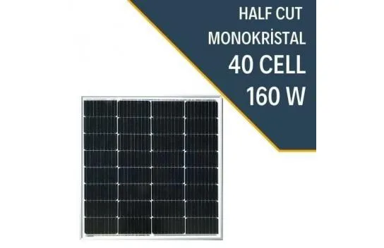 LEXRON 160W HALF CUT MONOCRYSTAL SOLAR PANEL
