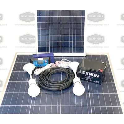 10 WATT GÜNEŞ PANELİ AYDINLATMA PAKETİ SOLAR PAKET 10 WATT GÜNEŞ PANELİ AYDINLATMA PAKETİ SOLAR PAKET