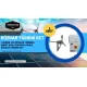 Solar Energy Hybrid Package 7.2 KVA Inverter 450 watt Solar Panel 48 Volt 50 Ampere Lithium Battery İ-2000W 48V Wind Turbine + Hybrid Charging Control