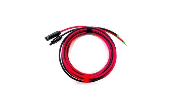 Solar Cable Solar Panel Charge Control Interface 6mm Cable with MC4 - 5m Black - 5m Red