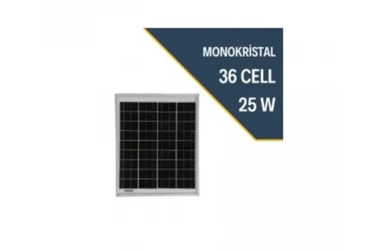 25 Watt Monocrystalline Solar Panel 25 W 12V
