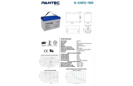 Pantec 100A Solar Gel Battery Deep Cycle