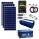 Alpex Bağ Evi Solar Energy Solar Package SP500 165W Solar Panel 200AH Gel Battery 1000 WATT Inverter